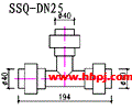 SSQ-DN25活接头水射器结构图(点击放大)