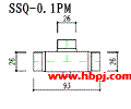 SSQ-0.1P有机玻璃水射器结构图(点击放大)
